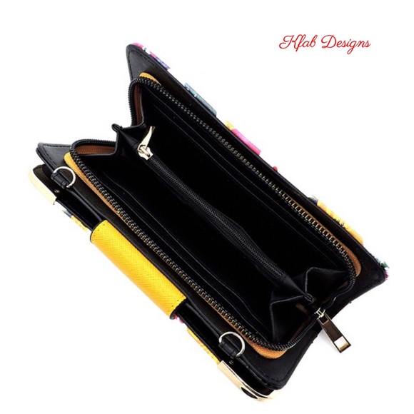 ❤️LAST! Flower Leopard Turn Lock Crossbody Wallet - Picture 4 of 5